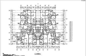 某地高层商住大厦建筑设计cad全套方案图