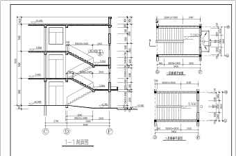 某市三层医院办公楼的CAD建筑方案设计