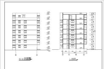 多层住宅l楼建筑设计CAD施工图纸