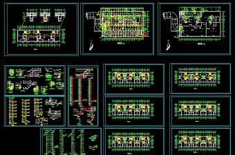 某地高层住宅楼给排水设计cad施工图(含设计说明）