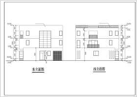 单体特色别墅建筑设计图纸