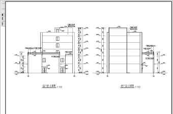 某地食堂综合楼建筑设计CAD施工图
