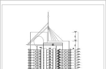高层宾馆建筑设计CAD施工图纸