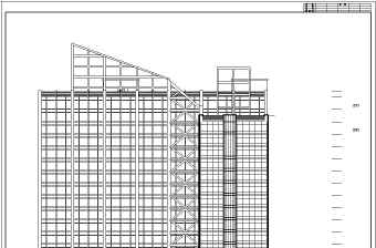 高层综合商业综合楼建筑设计图
