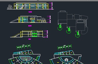 某地区蓝天幼儿园建筑设计CAD施工图
