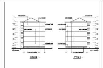 某小区多层住宅楼建筑设计图