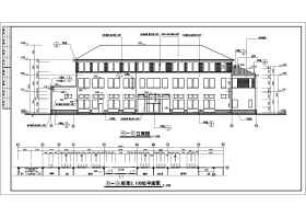 武汉长江边豪华会所建筑施工设计CAD图纸