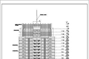 某地某高层综合楼建筑施工图（全套）