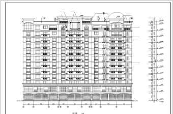 某地某高层商住楼建筑施工图纸（整套）