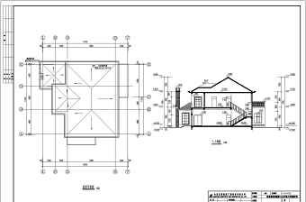 333.55平方米别墅建筑设计图
