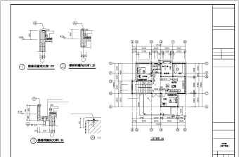 单家独院式两层别墅建筑设计图纸