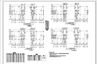 钢筋混凝土框剪结构高层住宅楼cad工程施工图