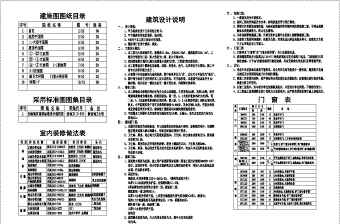 某六层砖混结构住宅楼设计cad全套建施图