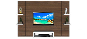 木质电视背景墙skp模型