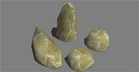 石头花岗石skp模型