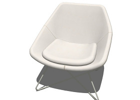 会议室椅子su模型效果图