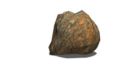 实用景观素材石头skp模型