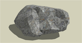 石头花岗石skp模型