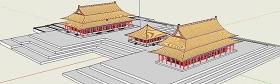北京太和殿su模型