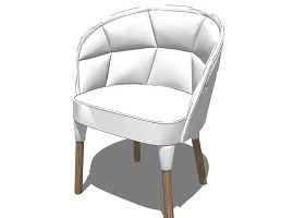家居沙发椅su模型效果图