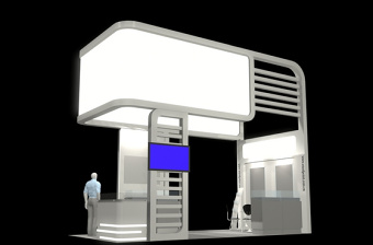 现代高科技展厅模型
