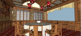 中式餐因空间设计