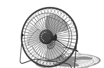 电风扇模型效果图