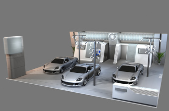 汽车展厅模型
