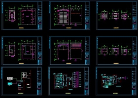 原创政府大楼会议系统全套图纸CAD弱电智能化-版权可商用