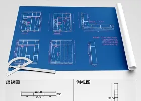 原创全屋定制酒柜书柜鞋柜衣柜CAD图库-版权可商用