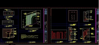 原创轻钢龙骨石膏板隔墙CAD-版权可商用