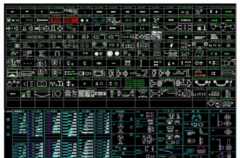 家具五金零配件ＣＡＤ图库大全