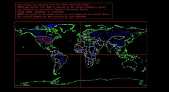 原创cad版世界地图-版权可商用