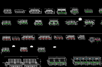 原创中央台实验室实验设备器材科学实验全套CAD3维图