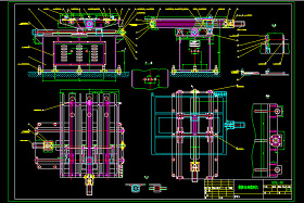 数控自动送料机CAD图纸