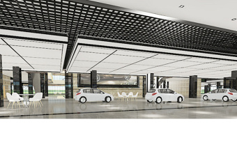 室内设计汽车商城一楼北区效果图3DMAX