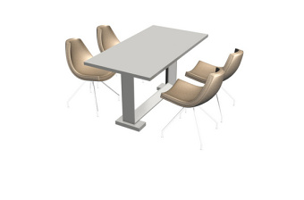 3dmax桌椅模型