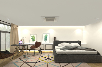 室内设计极简风格家装效果图3Dmax素材
