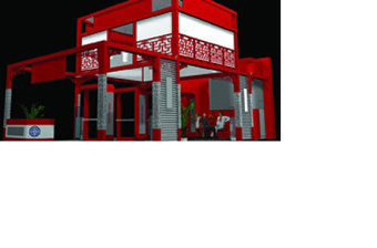 二层中式风格展厅3dmax模型