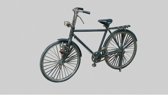 凤凰老款老式自行车单车3DMAX模型素材