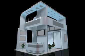 现代展厅展览3dmax模型