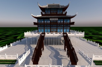 古建筑宫殿3dmax模型