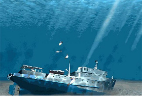 3dmax海底鱼动画图片