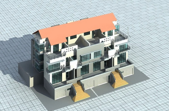 3dmax别墅建筑模型