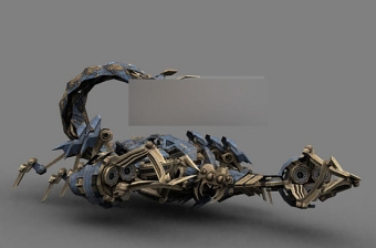 怪物蝎子机器3DMAX模型素材