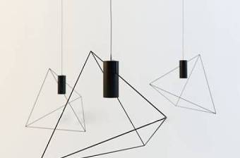现代黑色几何框架吊灯3D模型下载 现代黑色几何框架吊灯3D模型下载