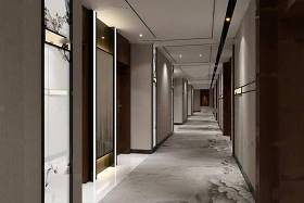中式酒店走廊通道3D模型下载 中式酒店走廊通道3D模型下载