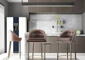 现代皮革吧椅橱柜厨具冰箱3D模型下载 现代皮革吧椅橱柜厨具冰箱3D模型下载