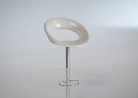 现代白色个性吧台椅3D模型下载 现代白色个性吧台椅3D模型下载