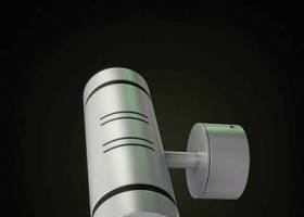 现代银色铁艺筒灯射灯3D模型下载 现代银色铁艺筒灯射灯3D模型下载